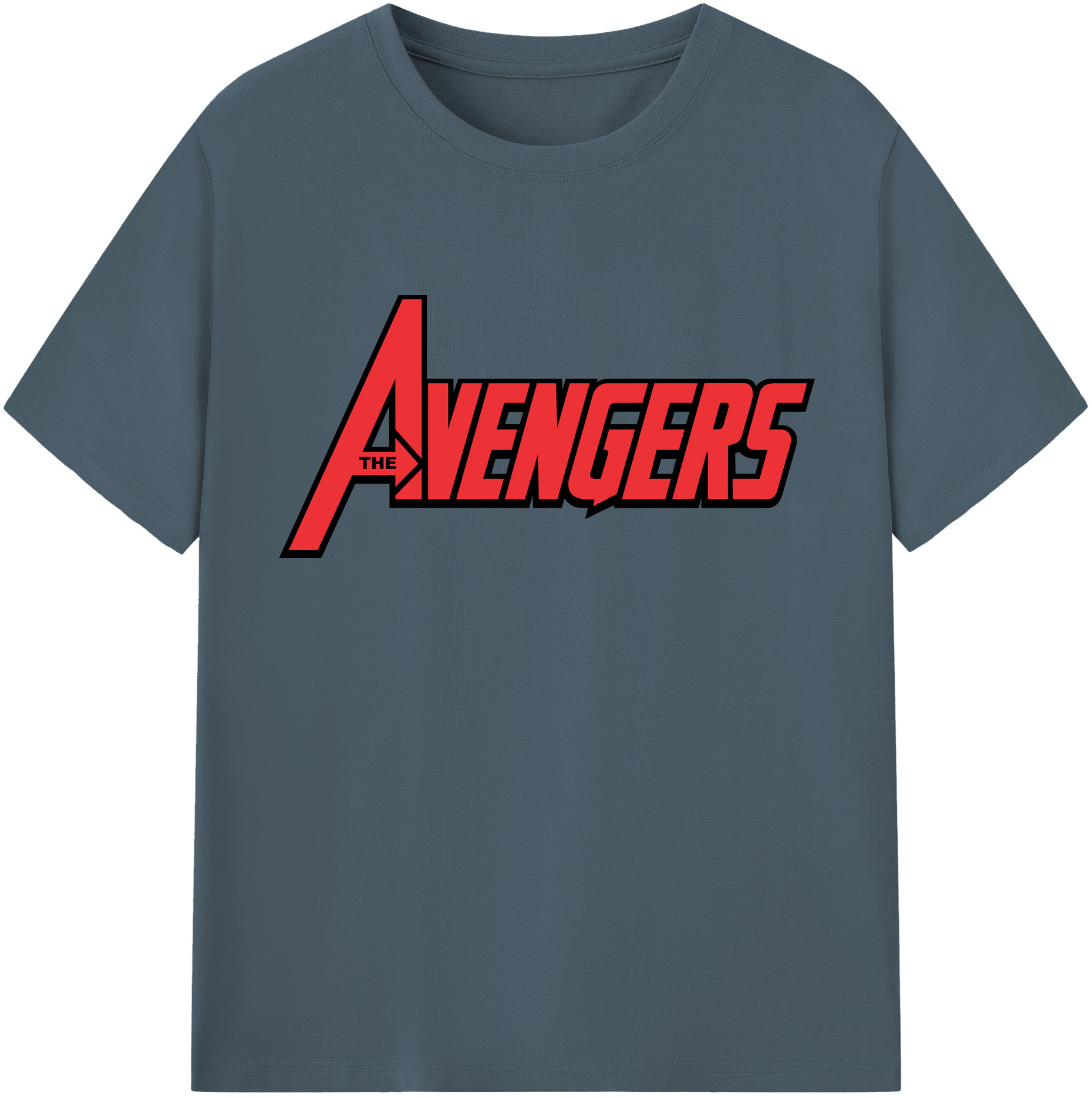 （画像用） アベンジャーズ The Avengers 綿100％半袖Tシャツ（フロントプリント）
